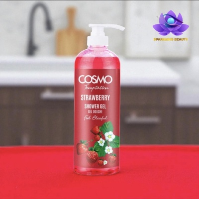 Cosmo - Gel de banho temptation morango