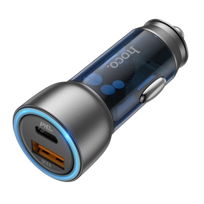 Hoco Adaptador Isqueiro 43W UBS-A / USB-C