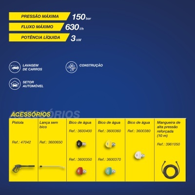 Lavadora Michelin MPX 150HDC