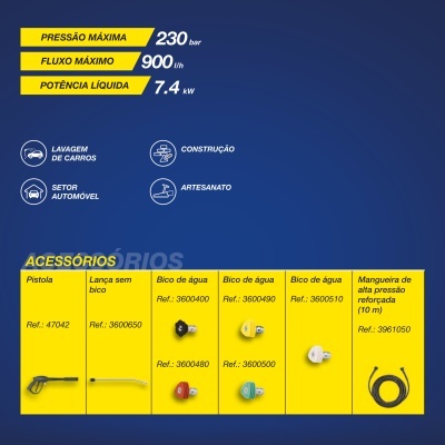 Lavadora Michelin MPX 230HDR