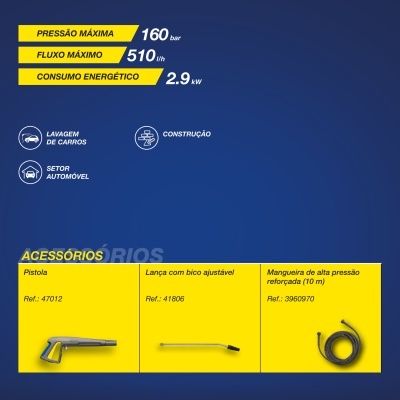 Lavadora Michelin MPX 160CK