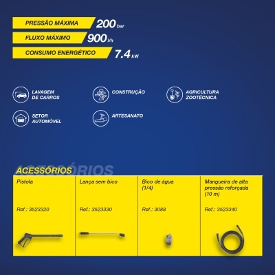 Lavadora Michelin MPX 200HD