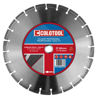 Disco de corte betão fresco - asfalto