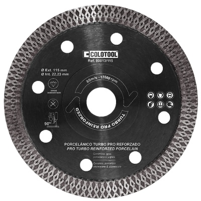 Disco de corte de porcelana TURBO PRO