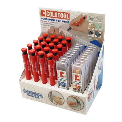 Display marcador construção