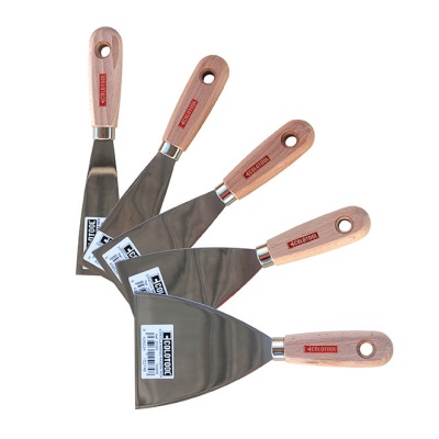 Espátula cabo de madeira