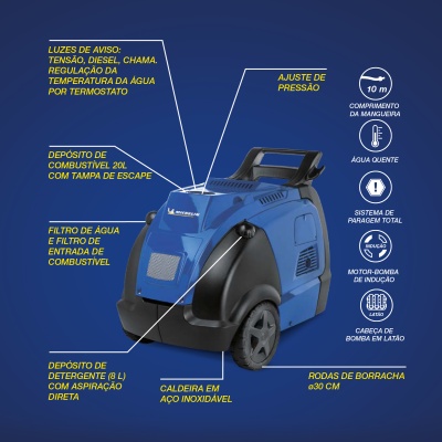 Lavadora Michelin MPX 200HD