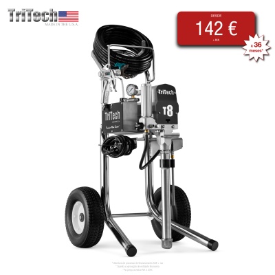 T8 Máquina Pintura Airless - Carro Hi Completo 220V - TriTech