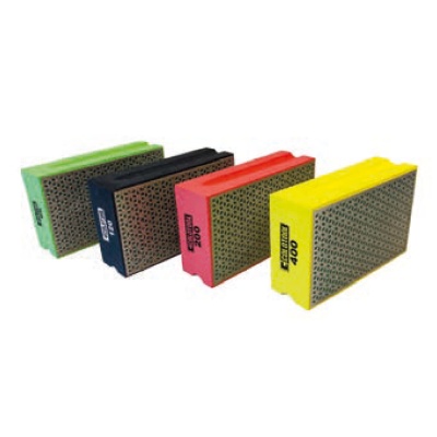 Bloco de polimento e retificação diamantado