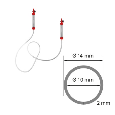 Mangueira de nível de água