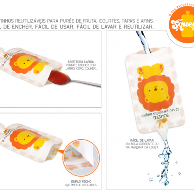 Pacotes reutilizáveis♻️