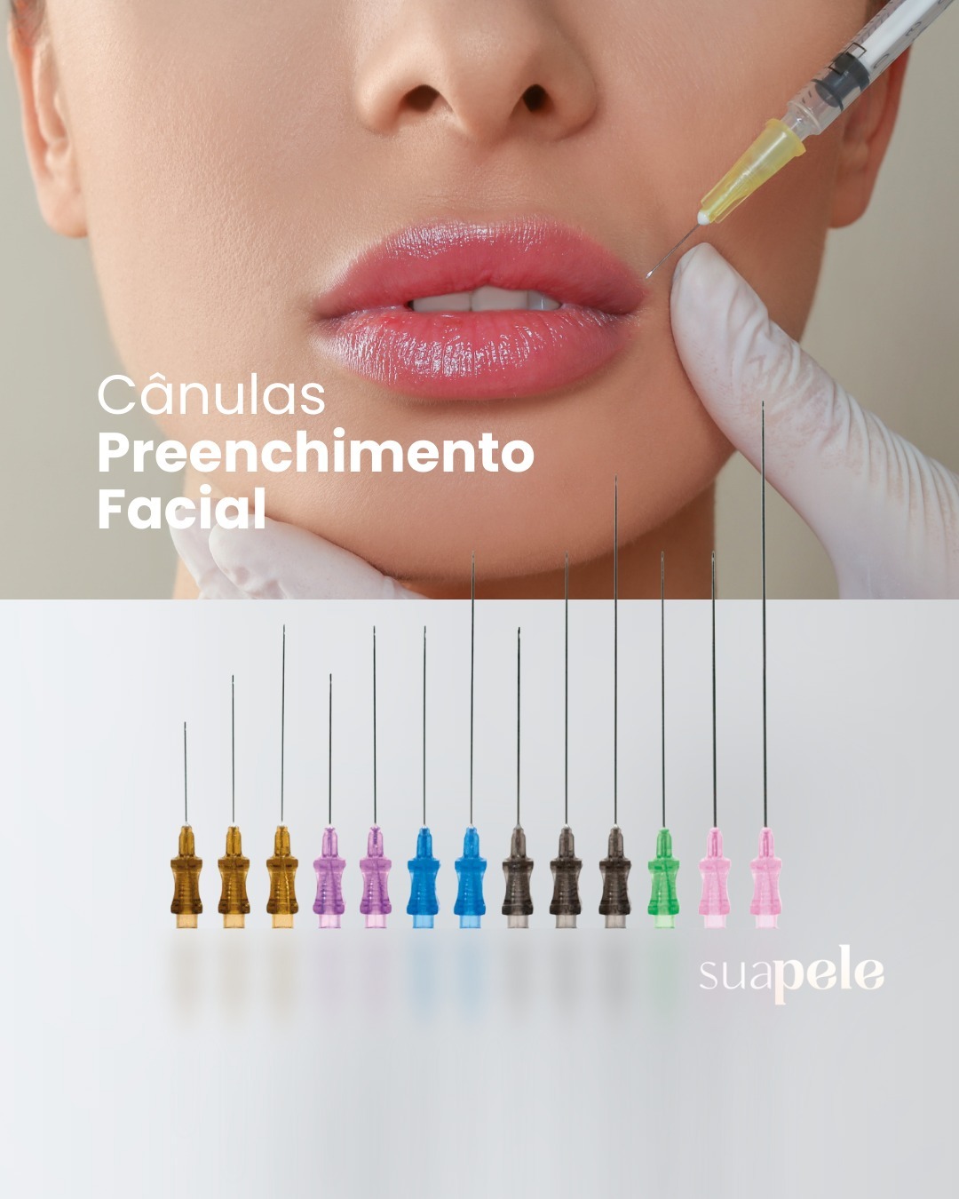 10 Micro Cânulas Preenchimento Facial