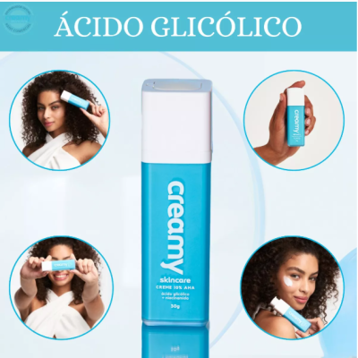 Ácido Glicólico Creamy Anti-idade Renovador Facial