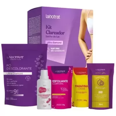 Kit Clareamento Corporal Banho De Lua Hidratação Labotrat