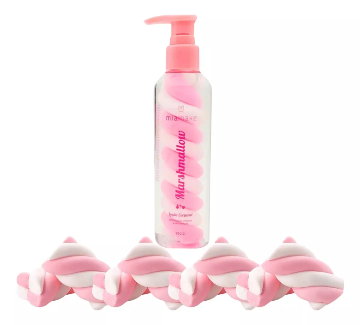 Loção Creme Hidratante Corporal Marshmallow Mia Make