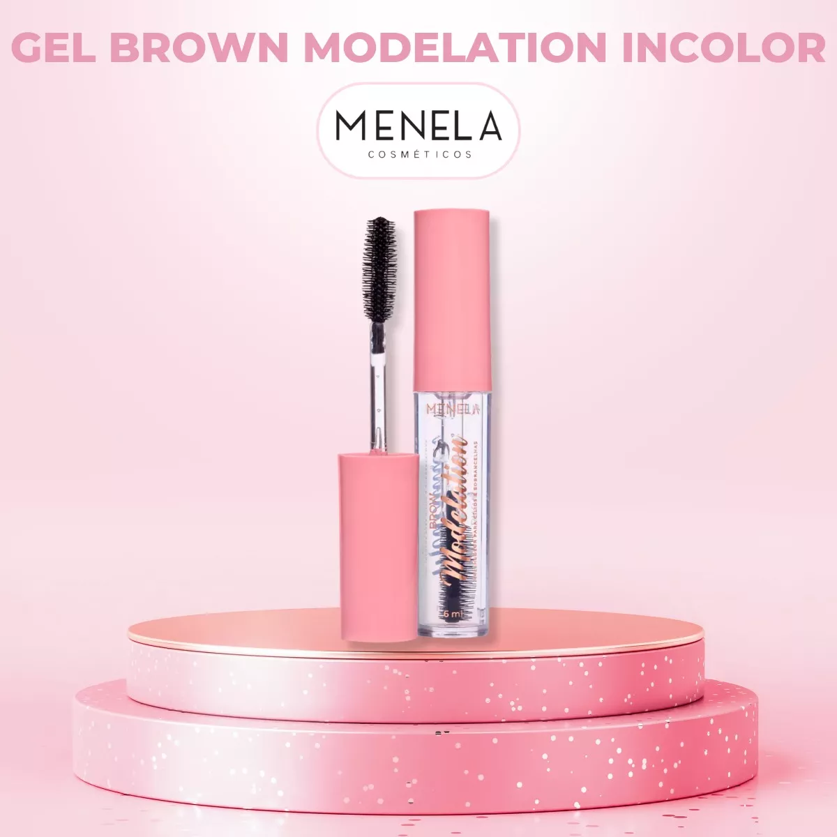 Gel Modelador Sobrancelhas E Cílios Brow Modelation Menela