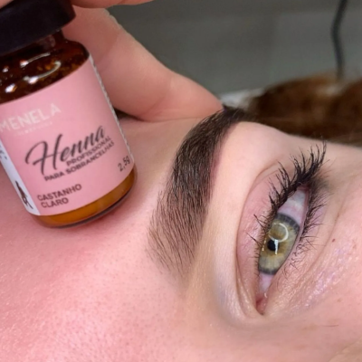 Kit&#x20;Henna&#x20;Profissional&#x20;para&#x20;Sobrancelhas&#x20;Menela&#x20;-&#x20;Castanho&#x20;Claro