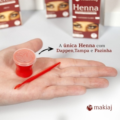 Henna&#x20;P&#x00F3;&#x20;Makiaj&#x20;Castanho&#x20;M&#x00E9;dio