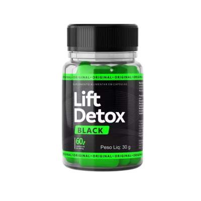 Lift Detox Black – Suplemento Alimentar 60 Cápsulas - Sob Encomenda