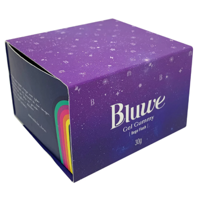 Gel&#x20;de&#x20;Unha&#x20;Bluwe&#x20;Gel&#x20;Gummy&#x20;Bege&#x20;Flash&#x20;30g