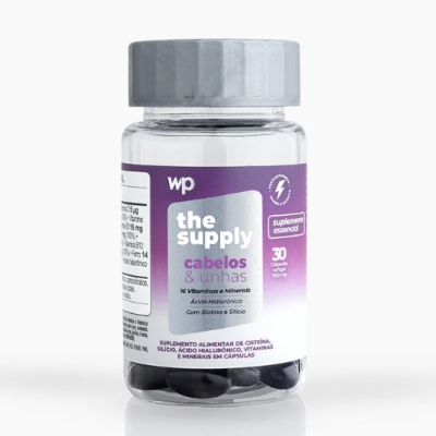 Capsulas&#x20;The&#x20;Supply&#x20;Cabelos&#x20;e&#x20;Unhas&#x20;-&#x20;Wepink