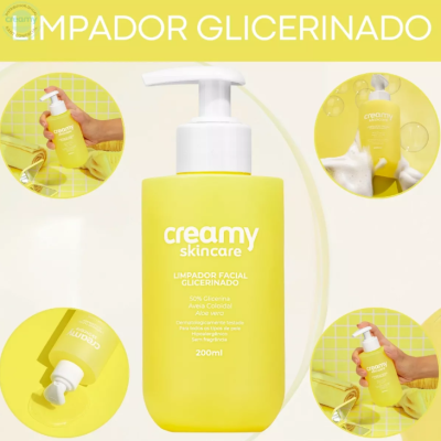 Creamy Limpador Glicerinado Antioleosidade Skincare 200ml