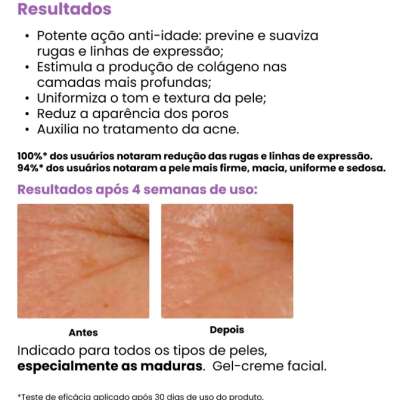 Creamy Retinol 0,3 + Nano Vitamina C + Peptídeos + Phloretin