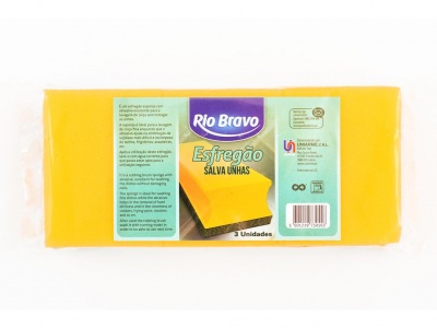 ESFREGAO S/UNHAS RIO BRAVO 3 UNIDADES