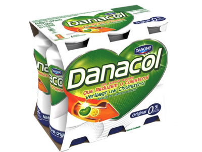 IOGURTE DANONE DANACOL NATURAL 6X100 GR