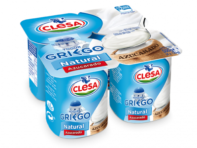 IOGURTE CLESA GREGO NATURAL AÇUCARADO 125 GR