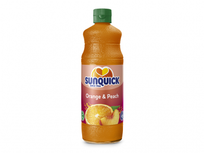 CONCENTRADO SUNQUICK LARANJA&PESSEGO 580 ML