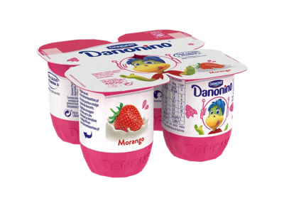 IOGURTE DANONE DANON POLPA MORANGO 4X120 GR