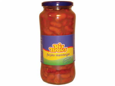 FEIJAO MANTEIGA COZIDO RIO BRAVO FRASCO 540 GR