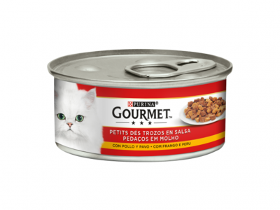 ALIMENTO GATO PATE GOURMET FRANGO/PERÚ 195 GR