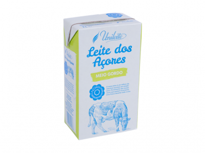 LEITE UNILEITE UHT MEIO GORDO 1 L