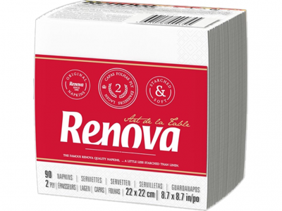 GUARDANAPOS RENOVA BRANCO A100