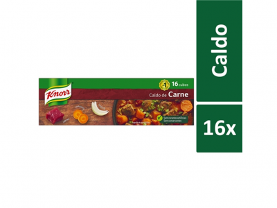 CALDO KNORR CARNE 16 CUBOS
