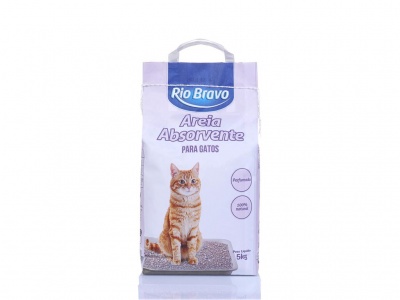 AREIA PARA GATO RIO BRAVO PERFUMADO 5 KG