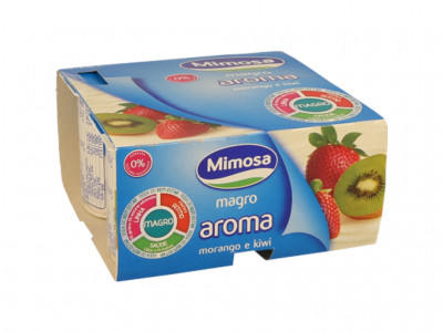 IOGURTE MIMOSA AROMA MOR/KIWI 4x120 GR