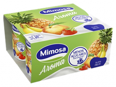 IOGURTE MIMOSA AROMA TUTTI FRUIT 4x120 GR