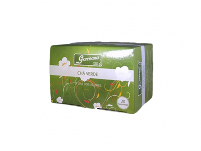 CHA GORREANA VERDE CAIXA 20 SAQUETAS 2 GR