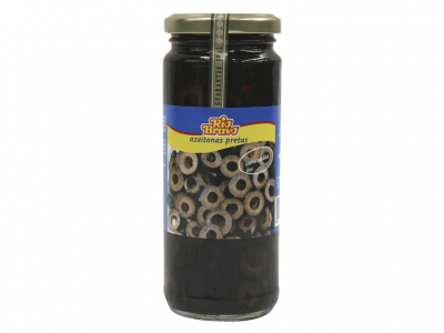 AZEITONA PRETA RIO BRAVO LAMINADA 345 GR