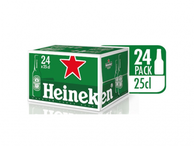 CERVEJA HEINEKEN 25 CL - CX24