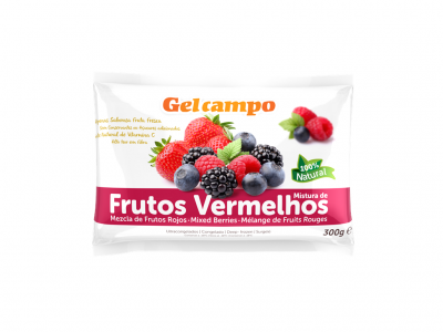 MISTURA FRUTOS VERMELHOS GELCAMPO 300 GR
