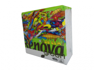 GUARDANAPOS RENOVA GREEN BRANCO FOLHA SIMPLES