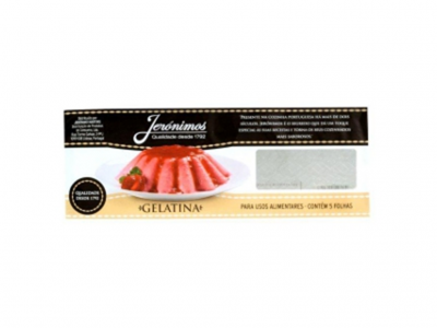 GELATINA BRANCA FL. JERONIMO 5 FOLHAS