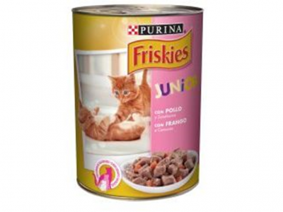 ALIMENTO GATO PATE FRISKIES JUNIOR FRANGO/CENOURA 400 GR
