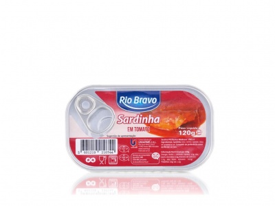 SARDINHA RIO BRAVO TOMATE 120 GR