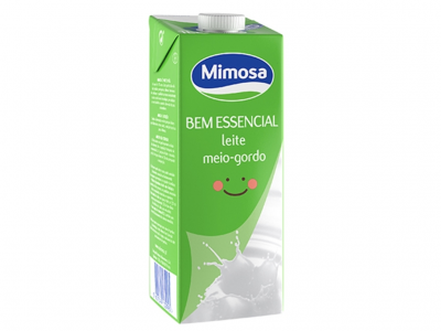 LEITE MIMOSA UHT MEIO GORDO 1 L