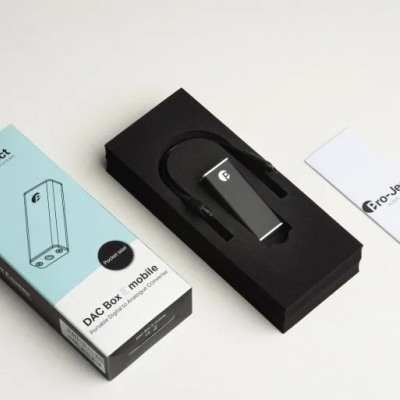 Pro-Ject - DAC Box E Mobile - Conversor D/A Portátil e Amplificador Auscultadores